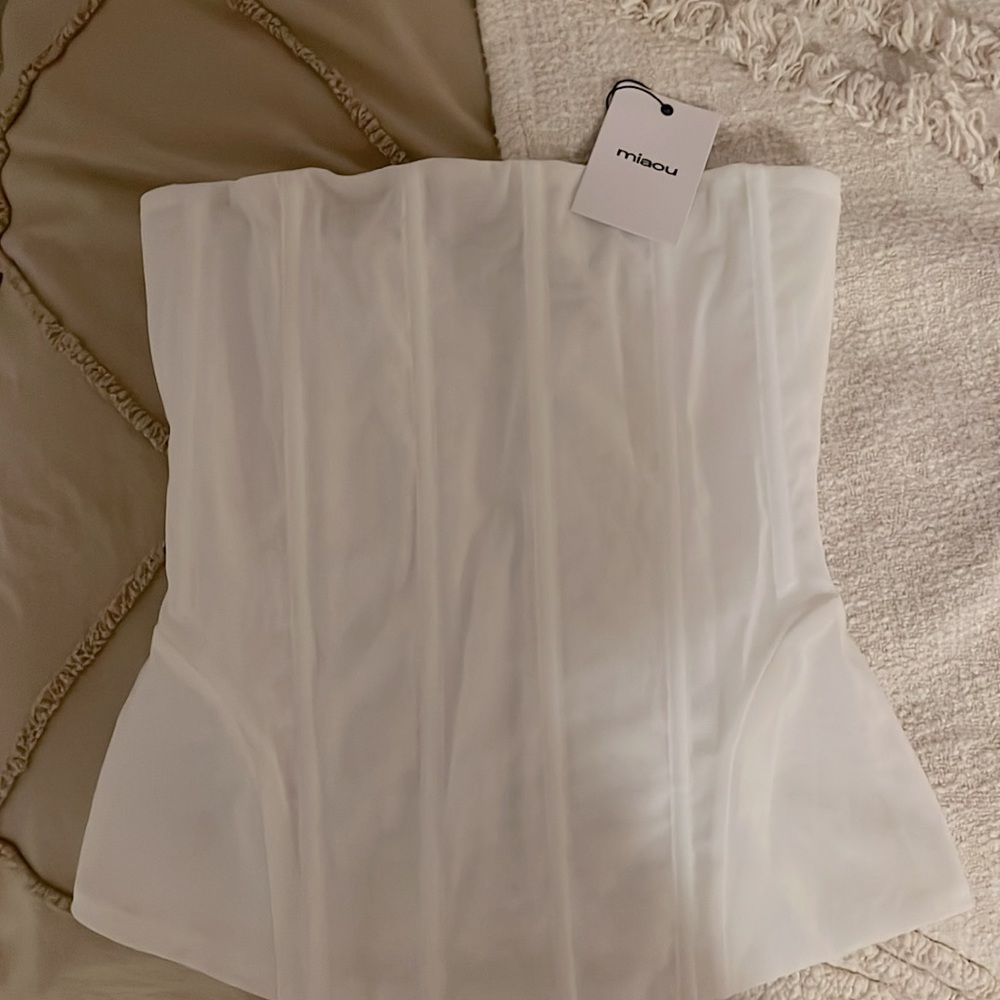 Miaou Libra Corset White Small